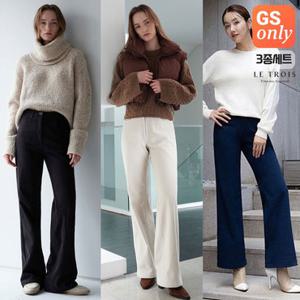 론칭가 79,000원 르투아 3종SET 여성 코듀로이 11골 텐션 와이드 밴딩 팬츠