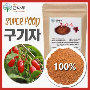 The큰나무 청양 진도 100% 구기자분말 200g 구기자차/가루~