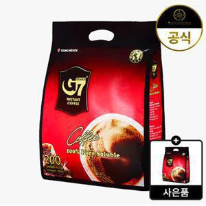 G7 퓨어블랙 200개입 + 200개입 구성 (총 400T) / 베트남 블랙 다크 아메리카노