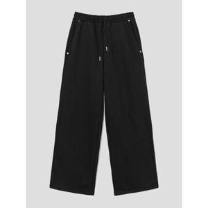 (355X21LC15) [에잇세컨즈] 기모 리벳 와이드 스웨트 팬츠  블랙