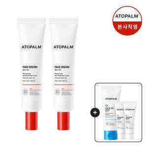 [아토팜] 페이스크림 35mlX2 (증정)판테놀로션23ml*2+탑투토100ml 12/8~14