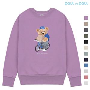 [폴앤폴] 딜리버리 곰돌이 남여공용 맨투맨