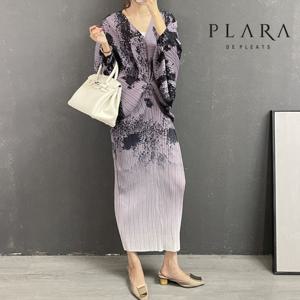 플라라 (88까지)나염가오리플리츠원피스_PK2SOP048C