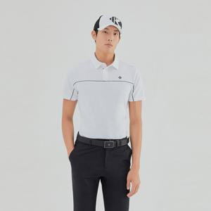 [레노마골프] 남성 소재 믹스 반팔 티셔츠 RMTYL2152-101