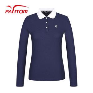 [팬텀] 여성 카라 배색 긴팔 티셔츠 222C1TO951_NA