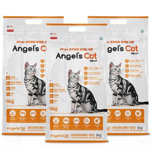 [엔젤스캣] 전연령 고양이사료 5kg x 3개