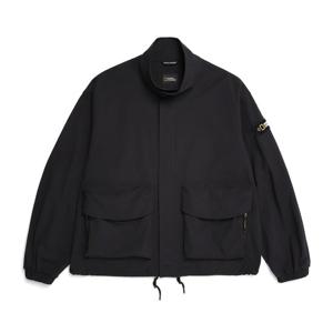 내셔널지오그래픽 N231MJP903 세미 오버핏 봄버 자켓 BLACK