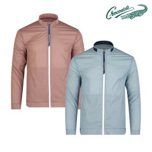 [크로커다일] 로고지퍼 카라립 펀칭 점퍼 CDAA9JP2206