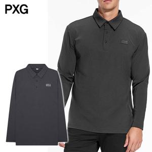 피엑스지 골프웨어 남성 긴팔 티셔츠 / 롱슬리브 다크니스 럭스 폴로/ 봄 가을 착용 / 기능성 / CM-MF22ATP2-97