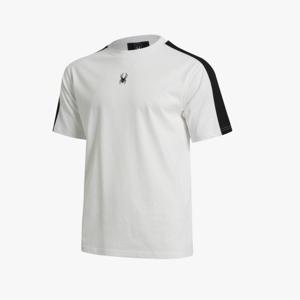 [스파이더] 공용 컬러블록 반팔 티셔츠 SPIMCNRS305UWHT