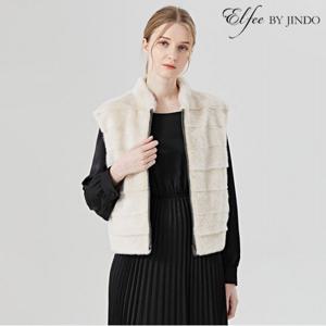 진도 Elfee 리버시블 집업 밍크 휘메일 베스트(K9W6EV26_)