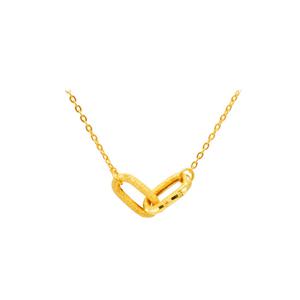 [아시아골드]24k 하트할로우 순금목걸이7.5g+18k붕어장식 포함