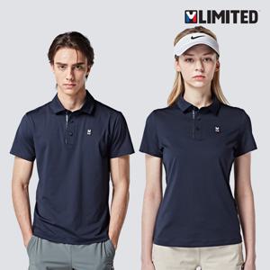 엠리밋 스판 반팔티 227228_62 네이비 카라 골프 등산