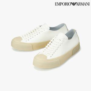 [엠포리오 아르마니]남성 엠보 로고 솔 레더 스니커즈 신발(A514131026)