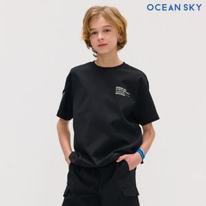 [오션스카이] 남아 시어서커 포켓 반팔 티셔츠-DBJB5817D03