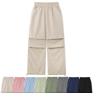 [엠엔씨][MNC] 무릎핀턱 스트링 와이드핏팬츠 (MDIP561LJ)