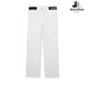 [블랙앤화이트] 여성 두잉 부츠컷 팬츠 5104LZWP_WHITE