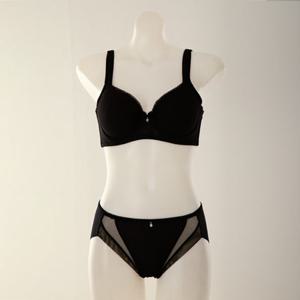 [와코루]보정력이 좋은 심플한 디자인의 몰드 풀컵브라 CD컵 햄라인팬티셋트[WGBM102C_D WPTM102H]