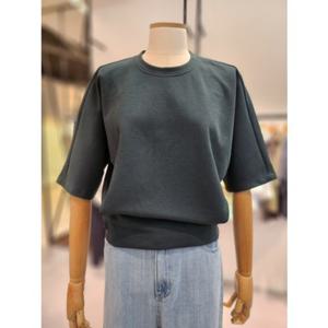 [코데즈컴바인] (CJC-TS504W8Z) 5부 앞턱 디테일 티셔츠