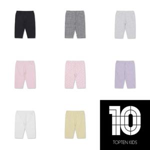 [탑텐키즈]MKE5PT2904 탑텐키즈 24년 SS 여아) 에센셜 코튼스판 5부 레깅스