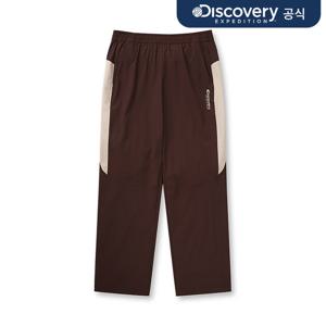 컬러블럭 우븐 트레이닝 팬츠 (BURGUNDY)