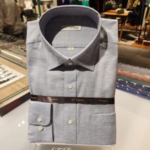 듀퐁셔츠 SE2FM11LS506SBU 비지니스 라인 헤링본 이태리수입 이월상품 일반 핏 셔츠 (선물추천)