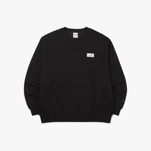 [디아도라] 컴피 기모 맨투맨 BLACK