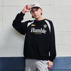 [에꼴리에] 남자 겨울이월 블록코어 배색 맨투맨티(24D0433)