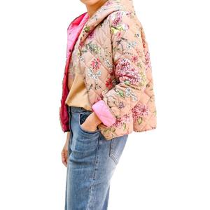 [비꼴리끄(여성)]다알리아 퀼트 후디 자켓 B244PJ2120