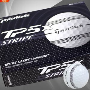 [테일러메이드] TP5x 스트라이프 골프볼(5피스구조볼)(12알)