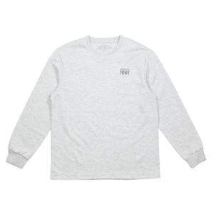 [뱅뱅]남녀공용 라운드 레터링 긴팔 티셔츠 (NTK748)