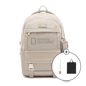 내셔널지오그래픽 플랩 포켓 백팩 BEIGE