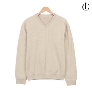 엘케이트 여성 긴팔니트 티셔츠 브이넥 기본 오버핏 니트 LCR093