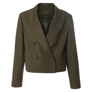 [안지크]더블셋업크롭자켓 AI3JK1120