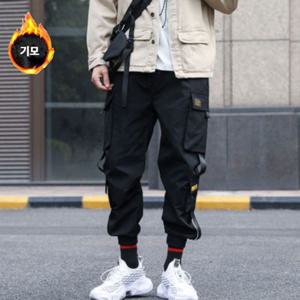 기모조거팬츠 포켓 카고바지 겨울긴바지