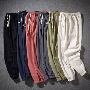 린넨조거바지 허리밴딩마바지 캐주얼팬츠
