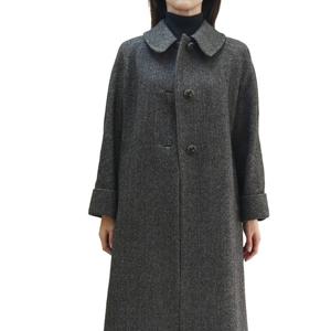 [비꼴리끄(여성)]울 해링본 롱코트 B244WL3050