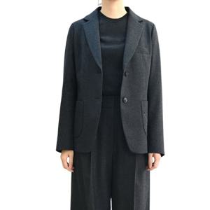 [비꼴리끄(여성)]울 아웃포켓 투버튼 자켓 B244WJ3030