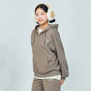 [소이]여자 겨울이월 브라운후드기모셋업티(24W1751)