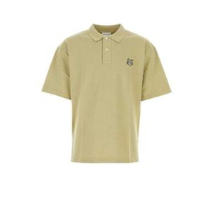 메종키츠네 볼드 폭스 헤드 패치 오버사이즈 폴로 티셔츠 MM0020