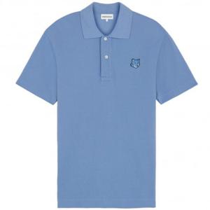 메종키츠네 볼드 폭스 헤드 패치 컴포트 폴로 셔츠 MM00210KJ701