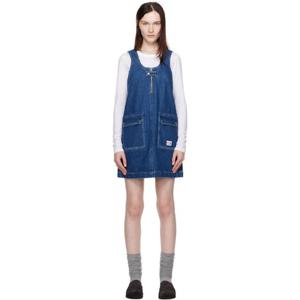 25 FW 아페쎄 여성 블루 도미닉 데님 미니 드레스 251252F052000