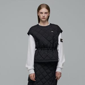 내셔널지오그래픽 N244WPV010 여성 엘크 패딩 베스트형 티셔츠 CARBON BLACK