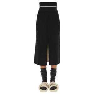 몽클레어 지니어스 여성 블랙 롱 스커트 9H00004_M1313999