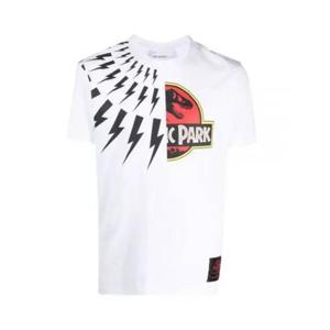 닐바렛 반팔 티셔츠 PBJT141U533S1141 WHITE BLACK RED DOM