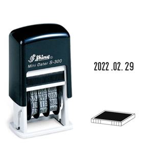 샤이니 자동스탬프 일부인(먹색)1개 (바디색상랜덤)