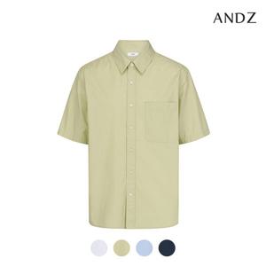 [앤드지][앤드지] 세미와이드핏 코튼 포켓 반팔 셔츠_BLD2WC1053