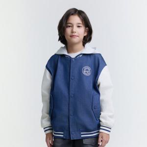 K251UJP930 우븐 베이스볼 점퍼 DARKBLUE