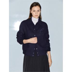 [아이잗컬렉션(피)]울 비즈 스타디움 점퍼