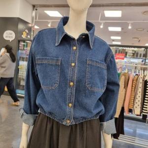 라티움 HC34 봄,가을 금색단추숏점퍼 T2513BL13